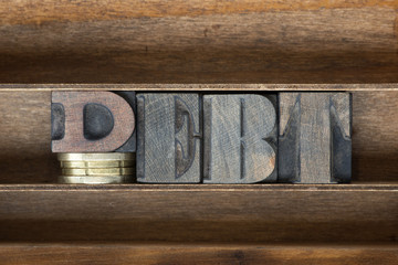 debt wooden tray