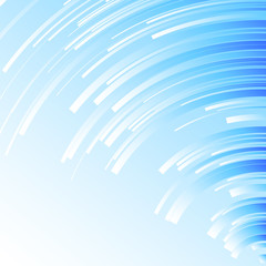 Abstract background with round shapes on a blue background.