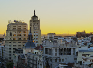 Fototapeta premium Spain, Cityscape of Madrid..