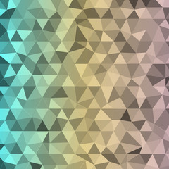 Background three color triangles with transparent Drak tones,Vector Illustration