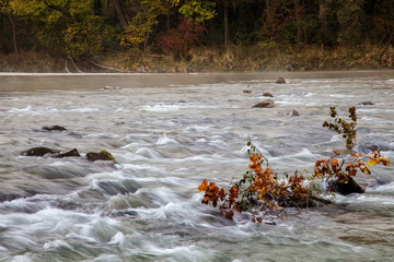 Isar im Herbst