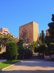 Obraz premium Spain, Catalonia, Tarragona, View of the Torre del Pretori housing the Historical Museum of Tarragona.