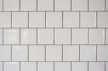 white ceramic tiles on wall  background