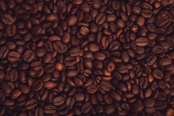 Coffee beans background