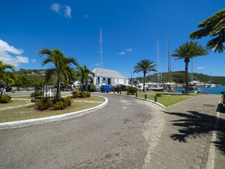 Fototapeta na wymiar Nelson's Dockyard, English Habour, Westindische Inseln, Antigua, Antigua und Barbuda, Nordamerika