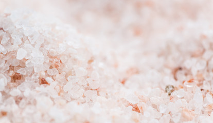 Salt (pink) (selective focus, close-up shot)