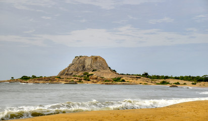 Fototapeta na wymiar playa de sri lanka