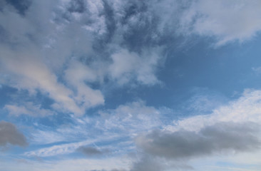 sky panorama with clouds