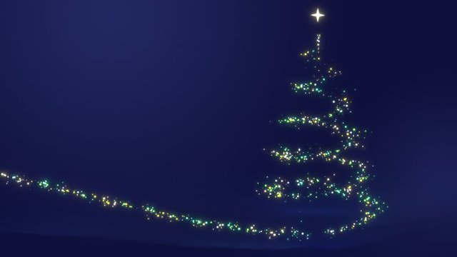 lighting christmas tree