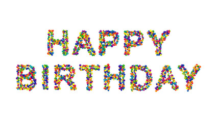 Colorful creative Happy Birthday card design