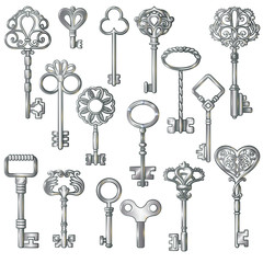Silver Keys Set