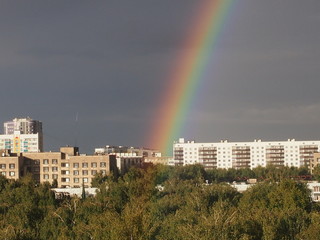 Радуга над городом