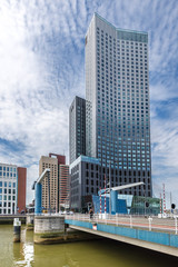 Zugbrücke in Rotterdam, Niederlande