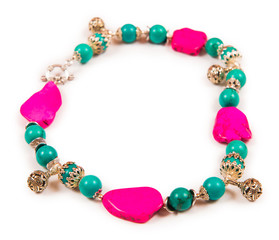 Jewellery bracelet armlet isolated on white background