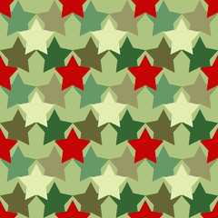 Camouflage pattern with the stars