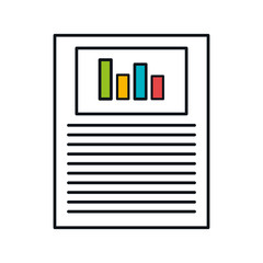 paper document file isolated icon vector illustration design