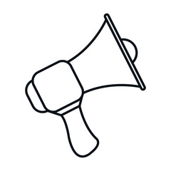 megaphone device isolated icon vector illustration design