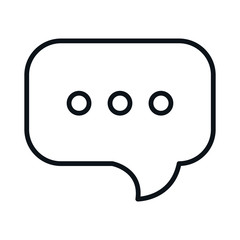 speech bubble message isolated icon vector illustration design