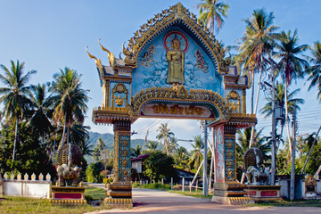 Fototapeta premium Wat Samret Ban Harn, Koh Samui, Thailand