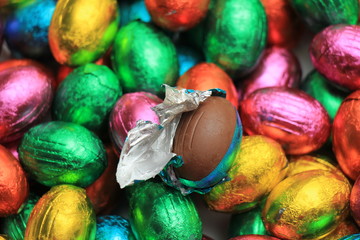 Chocolate easter eggs