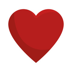 heart love silhouette icon vector illustration design