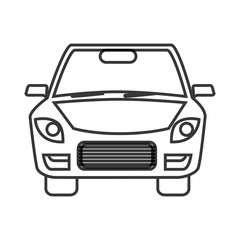 car vehicle isolated icon vector illustration design