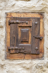 wood window