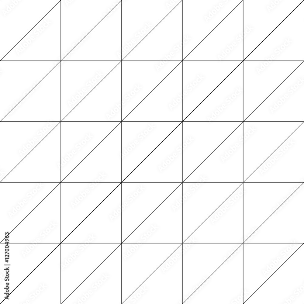 Poster Repeatable detailed grid, mesh pattern. (Black and white version