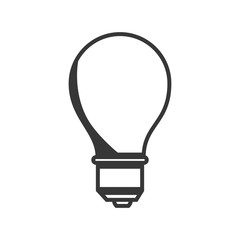 Obraz premium bulb light education icon vector illustration design