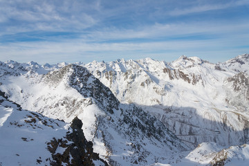 Fototapeta na wymiar Top of the Alp in Sölden, Austria