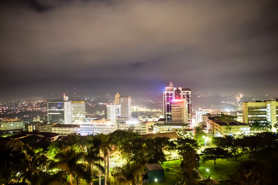 Kampala at night