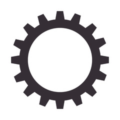gear setting isolated icon vector illustration design