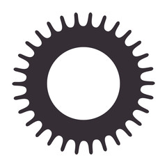 gear setting isolated icon vector illustration design