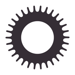 gear setting isolated icon vector illustration design