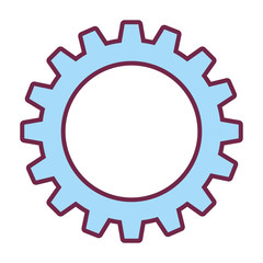 gear setting isolated icon vector illustration design