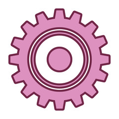 gear setting isolated icon vector illustration design