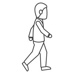 businessman character avatar icon vector illustration design