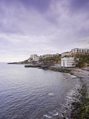 Obraz premium Portugal, Madeira, View of the coast of Sao Martinho..