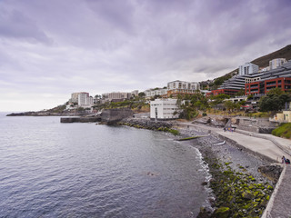 Fototapeta na wymiar Portugal, Madeira, View of the coast of Sao Martinho..