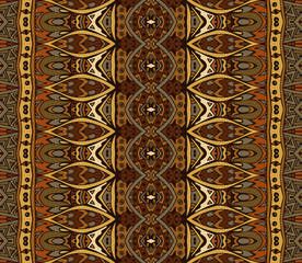 Fototapeta na wymiar Folk indian ornamental seamless pattern