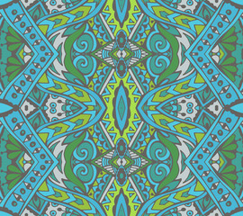 Vector Tribal indian ethnic seamless pattern