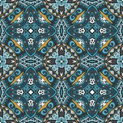 ethnic geometric seamless pattern 