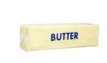 Stick of butter. Horizontal.