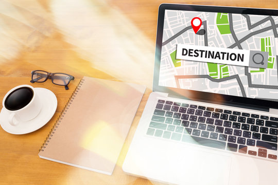 City Map DESTINATION Route Way Route Way Route  City Map Destina