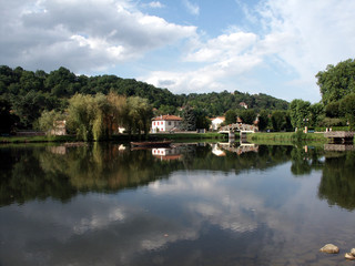 Fototapeta premium river dordogne france