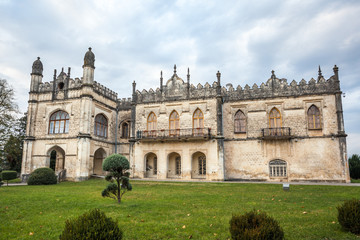 Dadiani Palace located inside a park in Zugdidi, Georgia