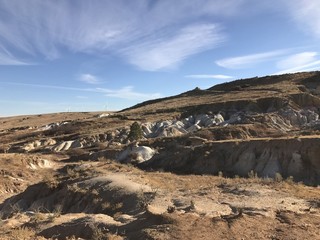 paint mines near Calhan, Colorado