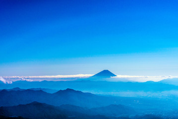 雲海の富士山