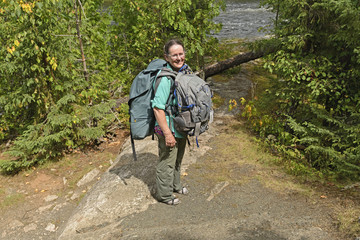 Obraz premium On a Wilderness Portage