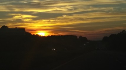 Fototapeta premium Orange Sunrise